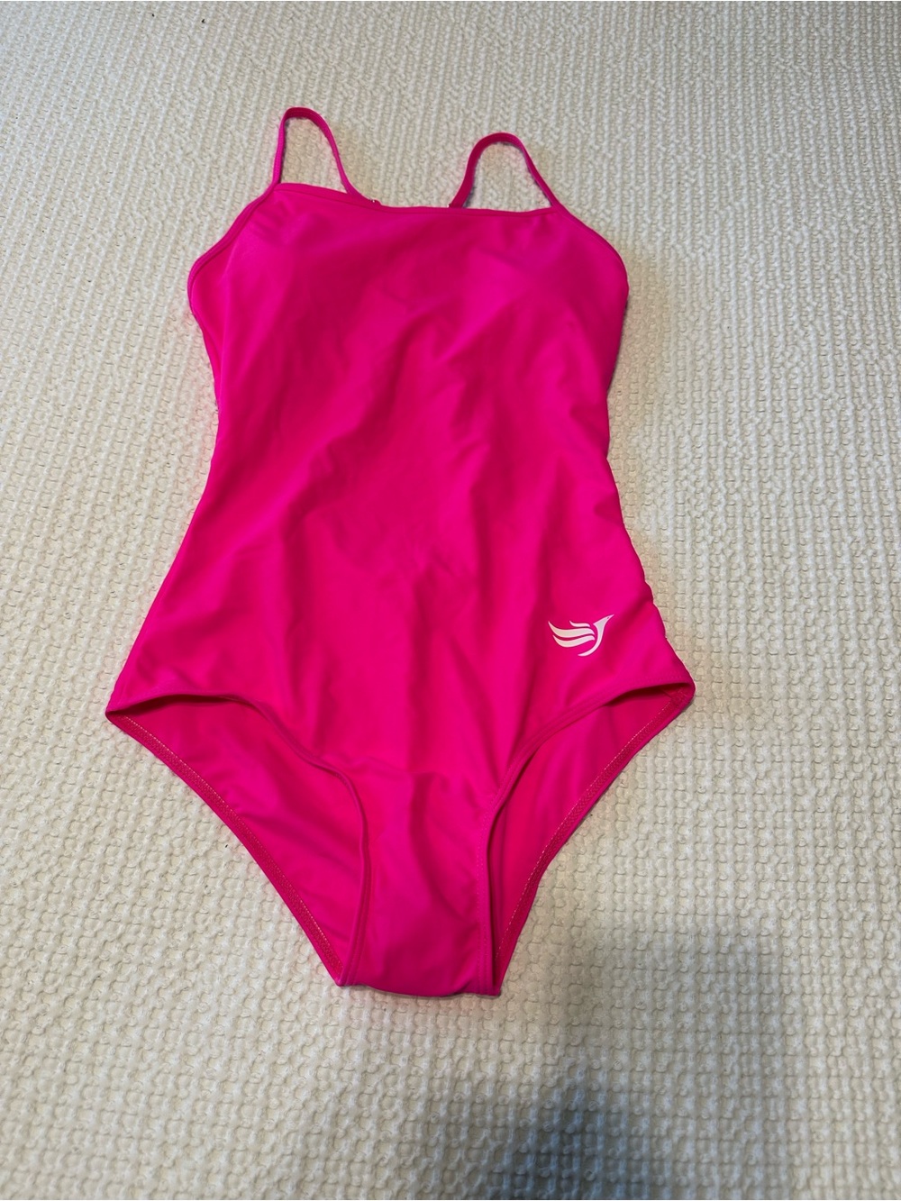 Women’s One-Piece Sport Swimsuit Swimsuit - Hot Pink w/Logo NWOT